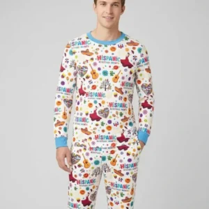 Fiesta Hispanic Heritage Month Bamboo Men's Pajama Set
