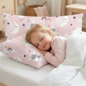 My Grandma Loves Me To The Moon And Back Bamboo Pillow Case