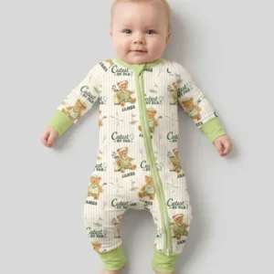 Cutest By Par Custom Name Bamboo Convertible Zippy