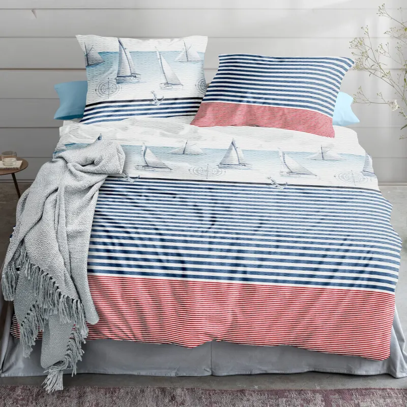 Irisette Easy 8089-90 Soft-Seersucker Bettwäschegarnitur