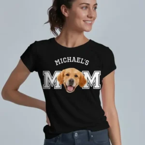 Custom Photo Dog Cat Dad/ Mom T-Shirt
