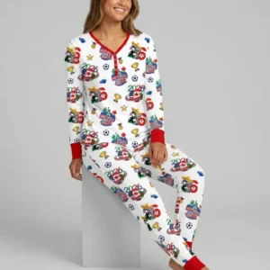 World Soccer North America 2026 Family Matching Bamboo Women Pajama Set