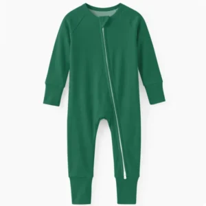 Emerald Bamboo Convertible Zippered Romper