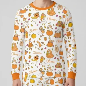 Fall Silly Goose Bamboo Men's Pajama Set