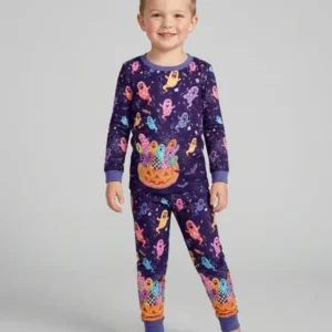 Stay Spooky Bamboo Two Piece Long Sleeve Pajama Set