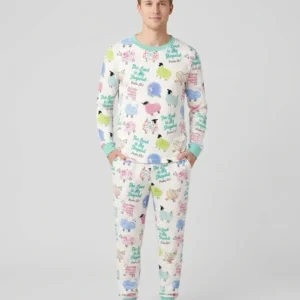 The Lord Is My Shepherd Psalm 23 Bamboo Men's Pajama Set