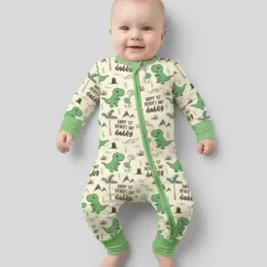 First Father's Day Daddysaurus Bamboo Convertible Zippy