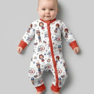 Custom Photo Smith Family Celebration Bamboo Convertible Zippy