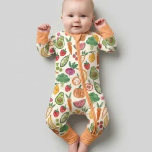 Veggie Friends Family Matching Bamboo Convertible Zippy