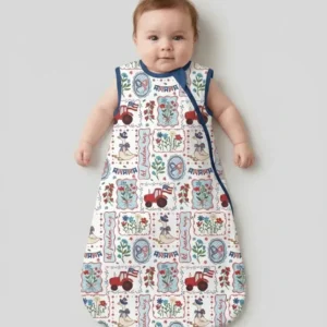Patriotic USA Silly Goose Family Matching Bamboo Sleep Bag