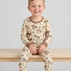Lil' Buckaroo Bamboo Two Piece Long Sleeve Pajama Set