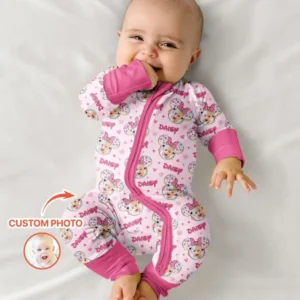 Custom Photo Little Princess Bamboo Convertible Zippy