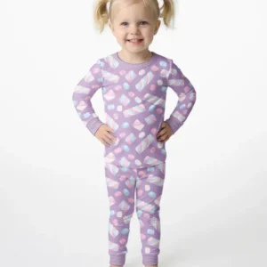 Mallow Mania Bamboo Two Piece Long Sleeve Pajama Set