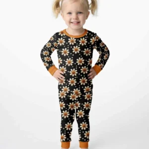 Happy Jack Daisy Bamboo Two Piece Long Sleeve Pajama Set