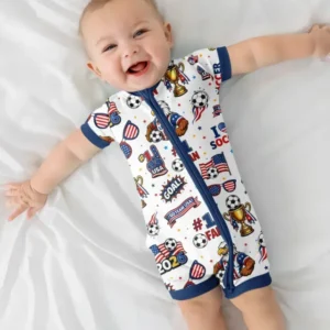USA Soccer 2026 Party Bamboo Shorty Zippy