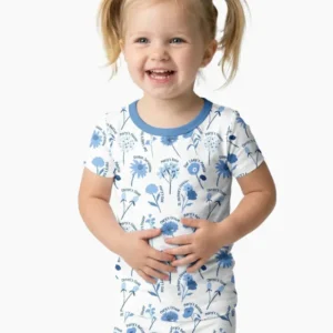 Mary's Garden Bamboo Two Piece Short Sleeve Pajama Set
