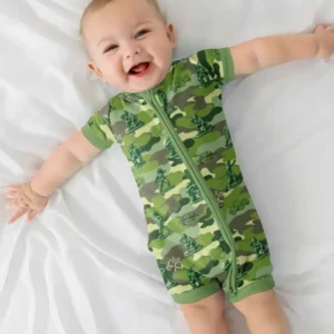 Green Army Men Bamboo Shorty Zippy