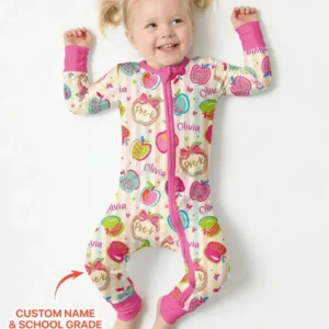 Custom Grade Preppy Apple Bamboo Convertible Zippy