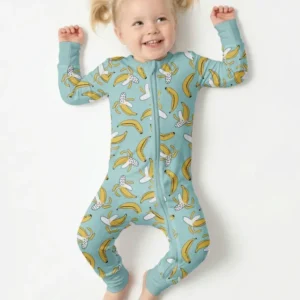 Bananas Bamboo Convertible Zippered Romper