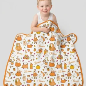 Fall Silly Goose Bamboo Blanket
