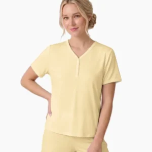 Solid Color Bamboo Women Short Sleeve Short Pajama Set