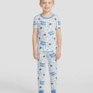Guess What? Chicken Butt! Bamboo Two Piece Short Sleeve Pajama Set