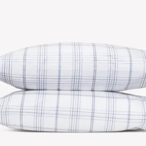 Matouk August Plaid case in color Navy