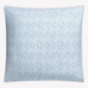 Matouk Duma Diamond Pillow sham in color sky