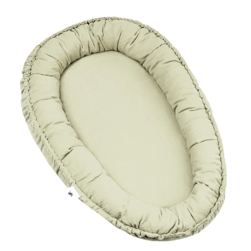 Musselin Kuschelnest NIDO, lime