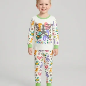 Thoracic Park Bamboo Two Piece Long Sleeve Pajama Set