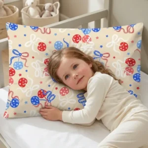 Cherry America 4th of July Bamboo Pillow Case
