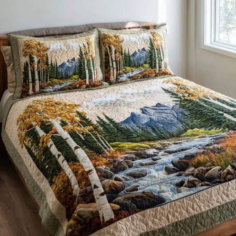 Pine Haven Bamboo Quilt Bedding Set