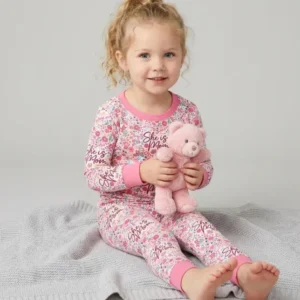 She Is Mom Floral Bamboo Two Piece Long Sleeve Pajama Set