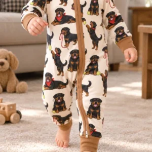 Playful Rottweiler Puppies Bamboo Convertible Zippy