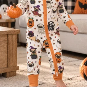 Pug Halloween Costume Party Bamboo Convertible Zippy