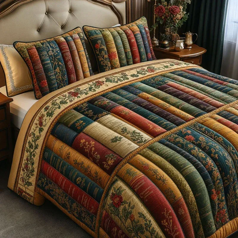 Reader Box Bamboo Quilt Bedding Set
