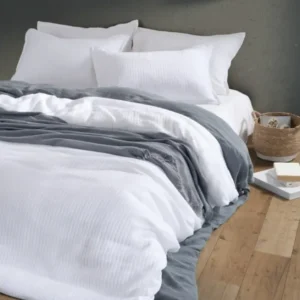 Maldives White Woven Cotton Collection Made in Portugal