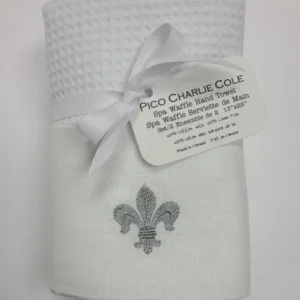 Fleur de lys Spa Waffle Hand Towel