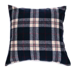 Lumberjack Navy Plaid Euro Cushion
