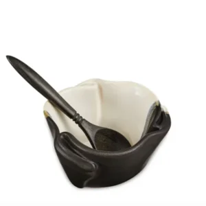 Tiny Pot with Tiny Rosewood Spoon