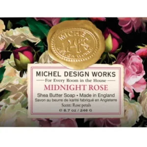 Michel Design Works Midnight Rose Large Bath Soap Bar