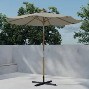 Sonnenschirm Solara – Ø270 cm in der Farbe Beige