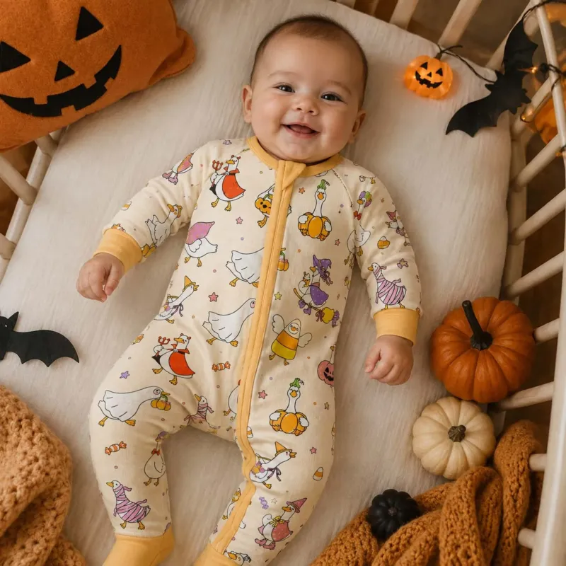 Spooky Goose Parade Bamboo Convertible Zippy