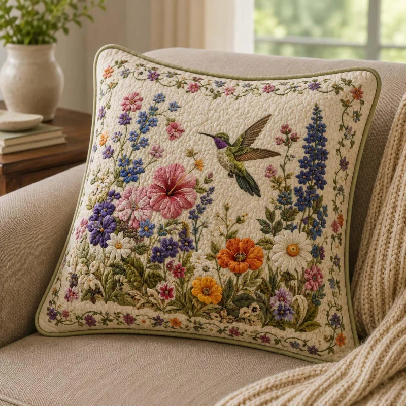 Spring Nectar Bamboo Quilt Pillow Case