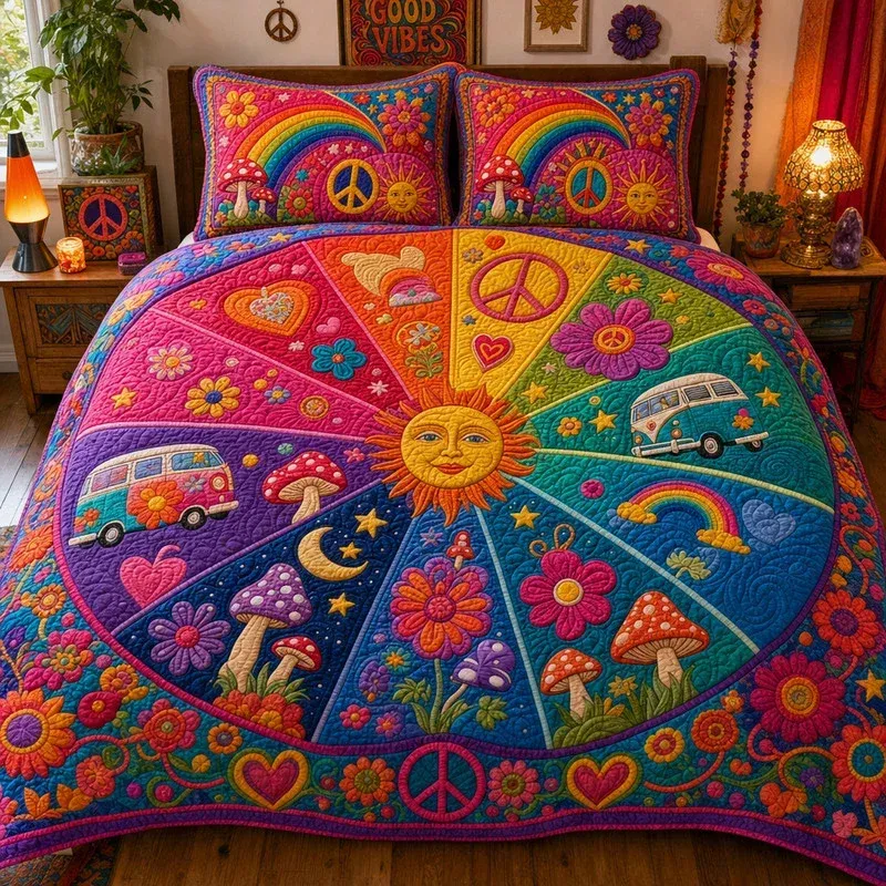 Sunny Odyssey Bamboo Quilt Bedding Set