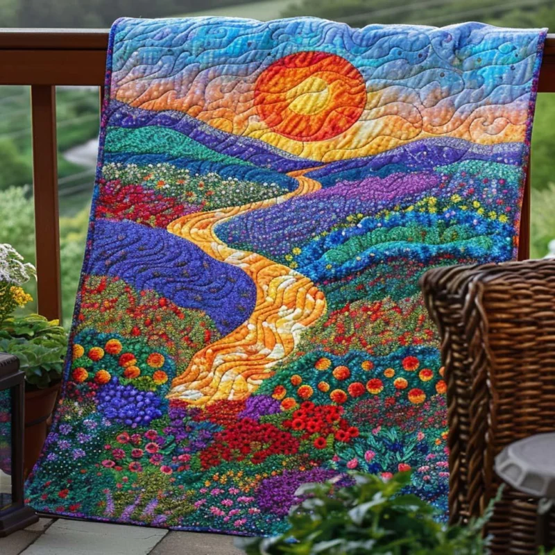 Sunshine Glow Bamboo Quilt Blanket