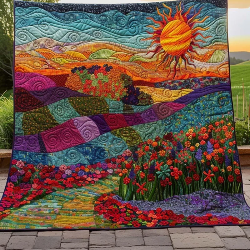 Sunshine Spirit Bamboo Quilt Blanket