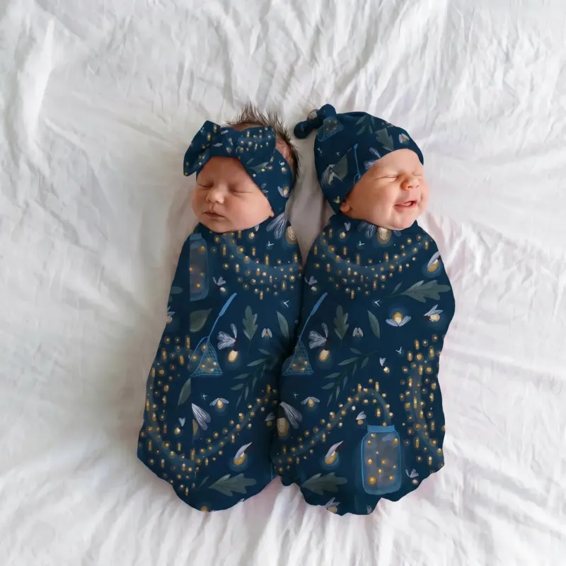 Catching Fireflies Bamboo Swaddle Blanket
