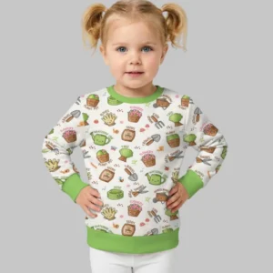 Kawaii Garden Crew Bamboo Crewneck Sweatshirt