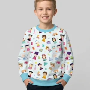 Tiny Friends Around the World Bamboo Crewneck Sweatshirt